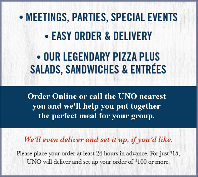 Uno Catering Makes It Easy - And Delicous!