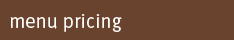Menu Pricing