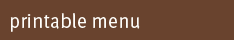 Printable Menu